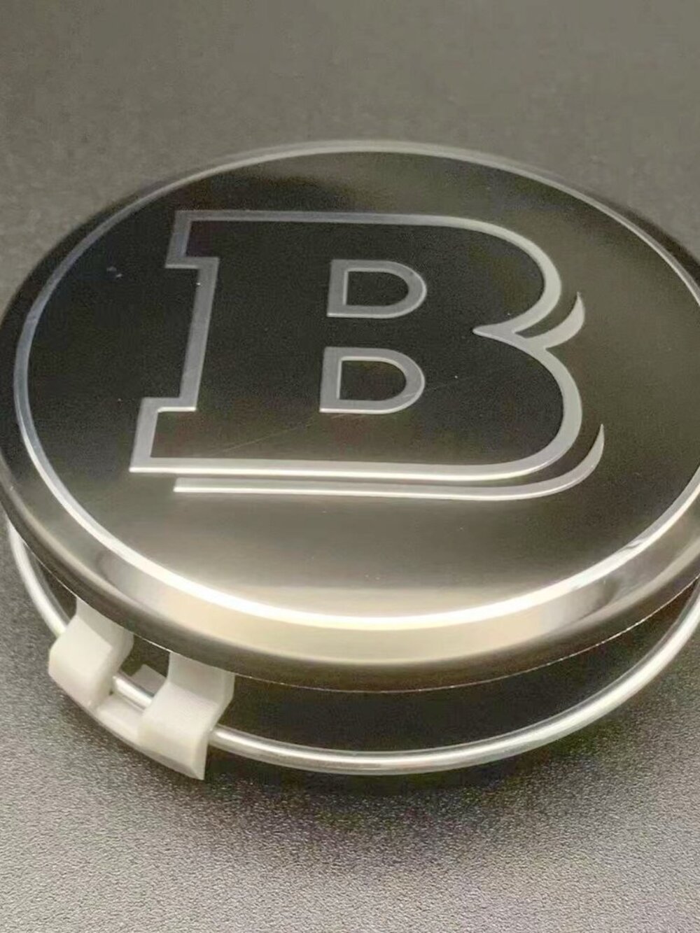 75MM/ 3 Inch 4 Black B WHEEL CENTER HUB CAPS EMBLEM FITS MERCEDES BENZ